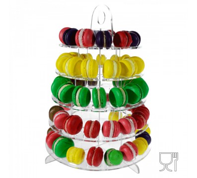 E-376 - Porta macarons in plexiglass trasparente