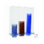 Transparent plexiglass wall cup holder