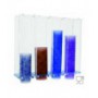 Transparent plexiglass wall cup holder