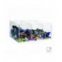 Helder plexiglas toonbankdisplay voor snoep en diverse artikelen