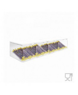 E-502 - Porta caramelle in plexiglass trasparente con Ripiano Inclinato