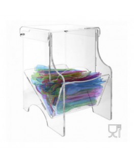 E-527 PPL - Porta palette e portacaramelle in plexiglass trasparente - CM(LxPxH): 11.5x20x21