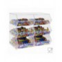 Transparent Plexiglass Candy Holder WITHOUT Door with Horizontal Shelf