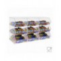 Transparent Plexiglass Candy Holder WITHOUT Door with Horizontal Shelf