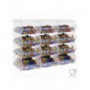 Transparent Plexiglass Candy Holder WITHOUT Door with Horizontal Shelf