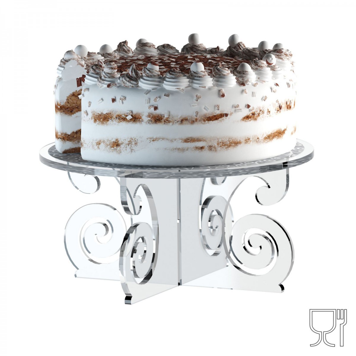 E-594 - Alzate multiuso in plexiglass trasparente - Spessore 5 mm