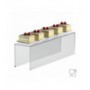 Multipurpose transparent plexiglass risers/tables - Thickness 5 mm