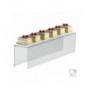 Rehausseurs/tables polyvalents en plexiglas transparent - Épaisseur 5 mm