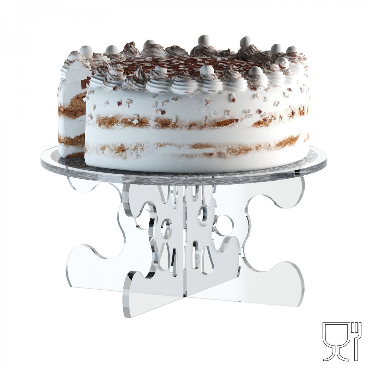 E-607 - Alzate multiuso in plexiglass trasparente - Spessore 5 mm