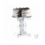 Multipurpose transparent plexiglass risers - Thickness 5 mm