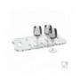 Transparent Plexiglass Wine Trays for Champagne or Wine Glasses - Thickness 10 mm
