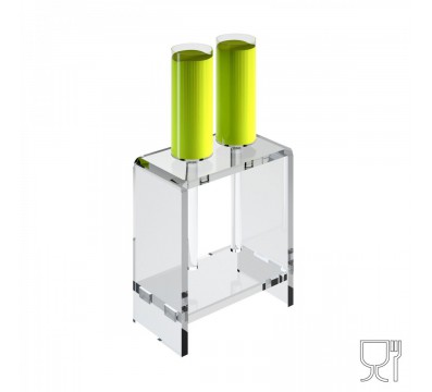 E-614 - Alzate multiuso in plexiglass trasparente per finger food - Spessore 5 mm