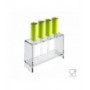 Multipurpose transparent plexiglass finger food stands - 5 mm thick