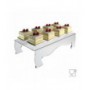 Support/table polyvalent en plexiglas transparent - Épaisseur 5 mm