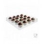 Transparante plexiglas schaal - Dikte 3 mm - H 5 cm