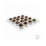 Transparante plexiglas schaal - Dikte 3 mm - H 5 cm