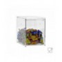 Countertop or wall-mounted candy holder in transparent plexiglass WITH door to be placed side by side