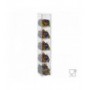Countertop or wall-mounted candy holder in transparent plexiglass WITH door to be placed side by side