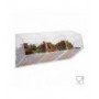 Transparent plexiglass wall candy holder WITH door