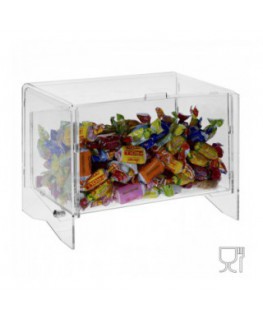 E-656 PPL - Contenitore e portacaramelle in plexiglass trasparente
