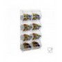 Porte-bonbons de comptoir ou mural en plexiglas transparent AVEC porte escamotable