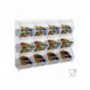 Porte-bonbons de comptoir ou mural en plexiglas transparent AVEC porte escamotable