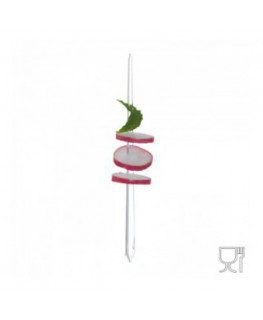 E-682 FFO - Stecchino Trasparente In Plastica Con Sezione Triangolare 10 Cm