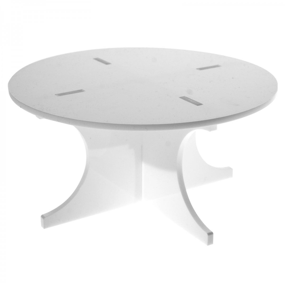 E-377 - Alzate multiuso in plexiglass bianco - Spessore 5 mm