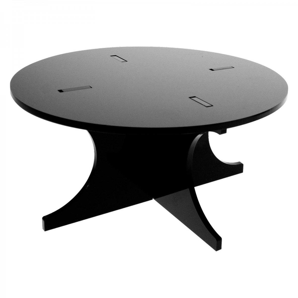 E-378 - Alzate multiuso in plexiglass nero - Spessore 5 mm