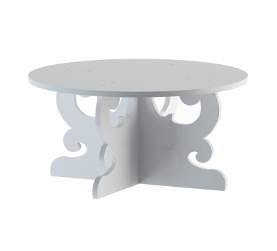E-588 - Alzate multiuso in plexiglass bianco - Spessore 5 mm