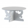 Multipurpose white plexiglass risers - Thickness 5 mm