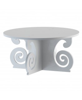 E-592 - Alzate multiuso in plexiglass bianco - Spessore 5 mm