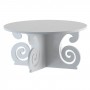 Multipurpose white plexiglass risers - Thickness 5 mm