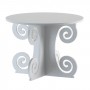 Multipurpose white plexiglass risers - Thickness 5 mm
