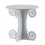 Multipurpose white plexiglass risers - Thickness 5 mm