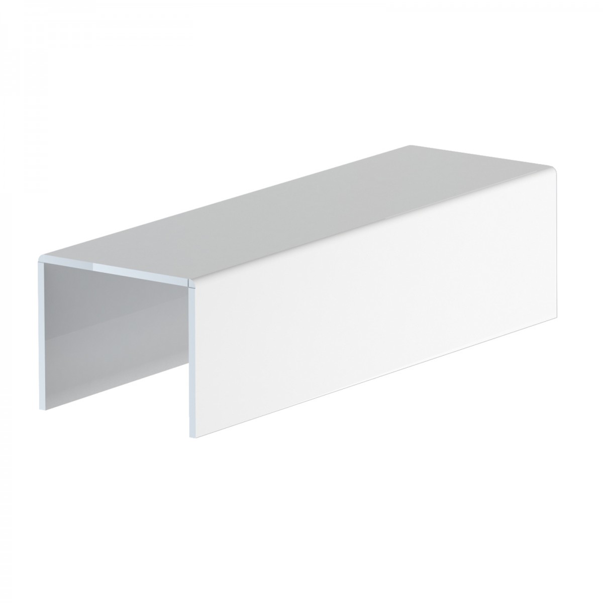 E-598 - Alzate/Tavolino multiuso in plexiglass bianco - Spessore 5 mm
