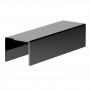 Mehrzweck-Podium/Tisch aus schwarzem Plexiglas – Dicke 5 mm