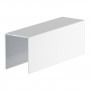 Alzate/Tavolino multiuso in plexiglass bianco