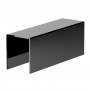 Alzate/Tavolino multiuso in plexiglass nero - Spessore 5 mm