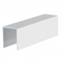 Mehrzweck-Podium/Tisch aus weißem Plexiglas – Dicke 5 mm