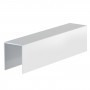 Mehrzweck-Podium/Tisch aus weißem Plexiglas – Dicke 5 mm