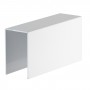 Mehrzweck-Podium/Tisch aus weißem Plexiglas – Dicke 5 mm