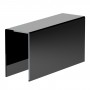 Alzate/Tavolino multiuso in plexiglass nero