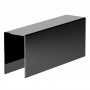 Alzate/Tavolino multiuso in plexiglass nero