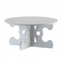 Multipurpose white plexiglass risers - Thickness 5 mm