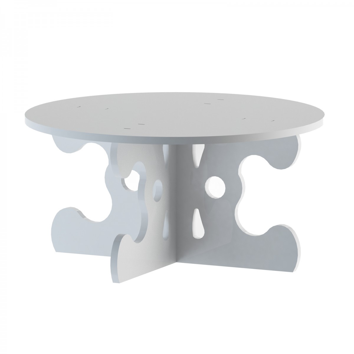 E-605 - Alzate multiuso in plexiglass bianco - Spessore 5 mm