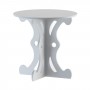 Multipurpose white plexiglass risers - Thickness 5 mm