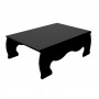Black Plexiglass Multipurpose Stand/Table - Thickness 5 mm