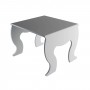 Mesa/soporte multiusos de plexiglás blanco - Grosor 5 mm