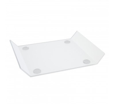E-624 - Vassoio in plexiglass satinato - Spessore 5 mm - H 4.5 cm